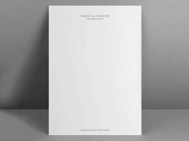 Model Letterhead Design