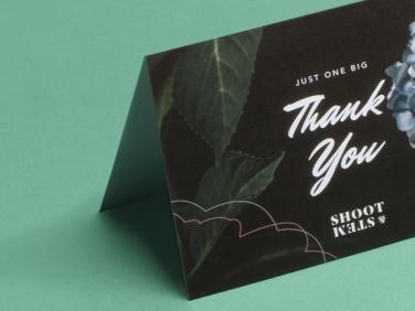 Thick paper stock