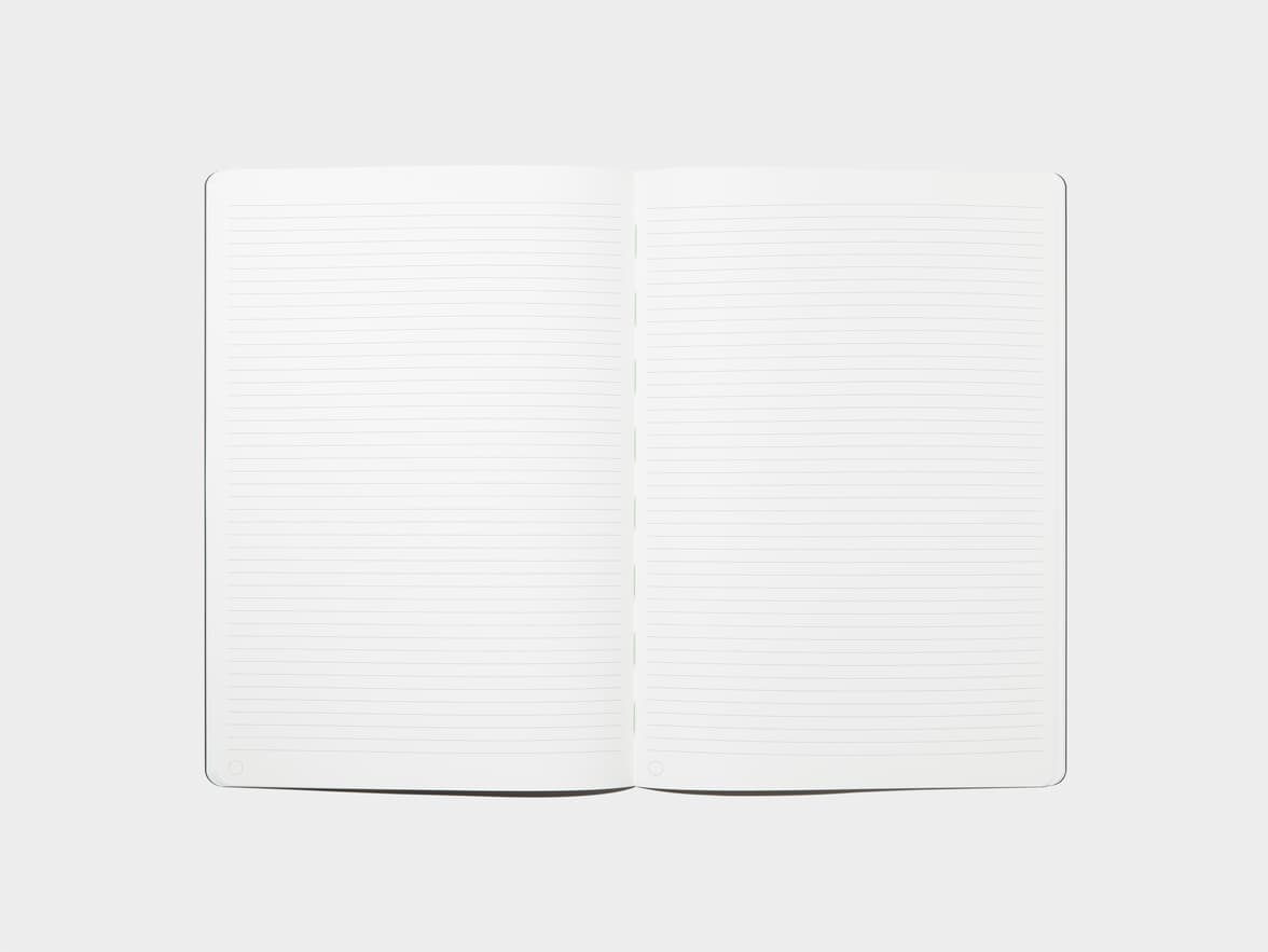 Opened A4 Notebook