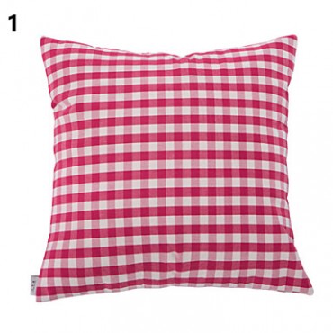 Red PlaidPillow With Insert