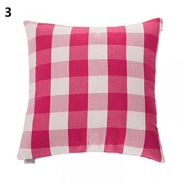 Red PlaidPillow With Insert