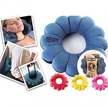 1 pcs Velvet Travel Pillow,Floral Others