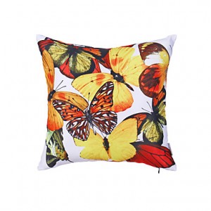 Polyester Pillow With Insert,Animal Print Country 18x18 inch