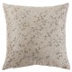 18"x18" Modern Linen Coffee Polyester Ramie Jacquard Pillow Cover