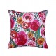 Polyester Pillow With Insert,Floral Retro 18x18 inch