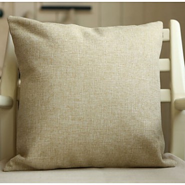 Elegant Bottle Patterned Cotton/Linen Decorative Pillow Cover