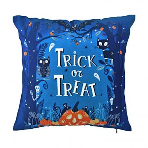 1 pcs PolyesterHalloween Prints Accent/Decorative Pillow With Insert 18x18 inch