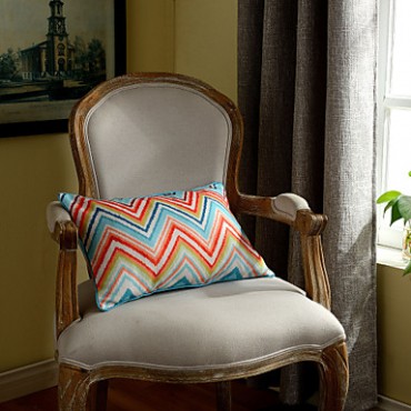 Polyester Pillow With Insert,Striped Casual