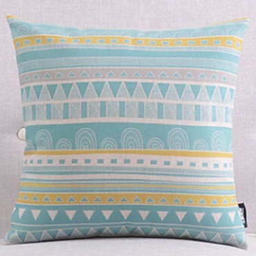 Cotton/Linen Pillow Cover , Geometric Modern/Contemporary