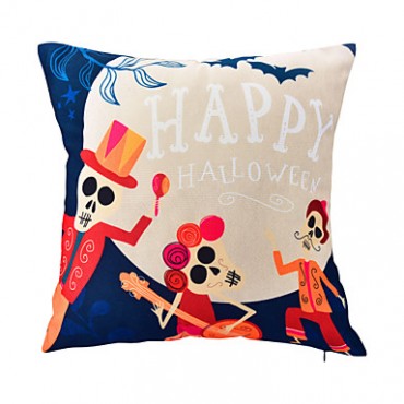 1 pcs PolyesterHalloween Prints Accent/Decorative Pillow With Insert 18x18 inch